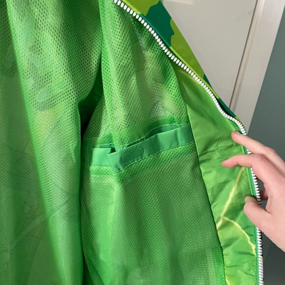 NWT Rick and Morty Adult Swim Green Members Only Bomber Jacket - Picture 6 of 10